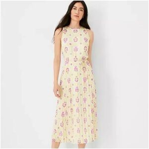 NWT- Ann Taylor Floral Sleeveless Midi Dress